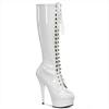 Pleaser - DELIGHT2023 Botte au genou - Blanc Product image
